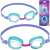 Ochelari de înot Bestway Arielka pentru copii, albastru, violet, lentile transparente, ambalaj