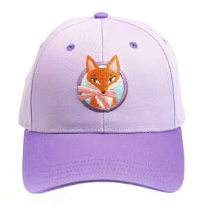 Djeco Elegáns Róka Hímzéses Baseball Sapka - Lila - Állítható