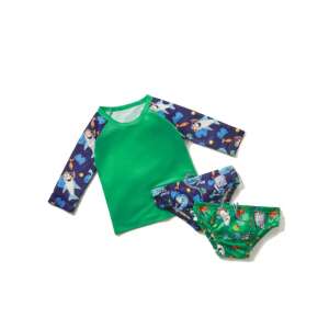 Bambino Mio Ocean baba fürdőruha szett, újrafelhasználható úszópelenka és fürdő póló - Bambino Mio