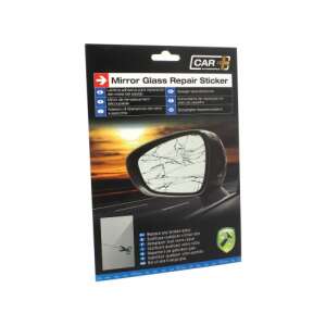 CAR+ Mirror Glass Repair Sticker, repair kit for broken car mirror, 25,3 x 17,8cm - Rearview mirror accessory