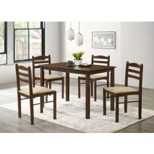 UnicSpot - Set Masa Parma - 4 Scaune - Maro - 110x70x73cm