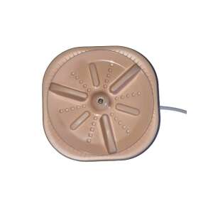 Top view of the portable ultrasonic washing machine, showing the cleaning surface and the power cord - Washing Machine Accessory