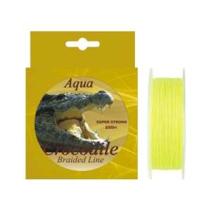 Aqua Crocodile 250m braided fishing line, super strong, yellow fluo, 0.45mm - Monofilament Line