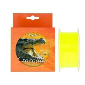 Aqua Crocodile Fluo-Carp fishing line, 300m spool, 0.25mm diameter, yellow fluorescent, super strong - Monofilament Line