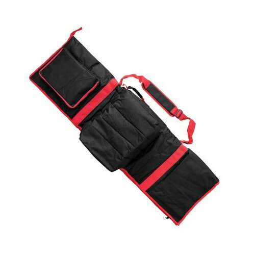 Baracuda C3-T Carp Rod Carry Case, 130cm long, 40cm wide, black with red accents