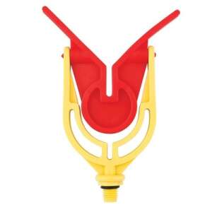 Red and yellow fishing rod holder, model 2 - Rod Rest Head