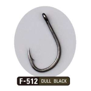 Sasame Meijyn Carp fishing hook, size 6, black nickel, F-512 - Fishing Hook