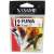 Sasame Funa fishing hooks size 12, gold, 18 pieces