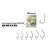 Hayabusa Umitanago Ringed HBO300 fishing hooks, sizes 6-11, pack of 10