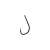 Hayabusa Umitanago Ringed HBO300 fishing hook, size 11