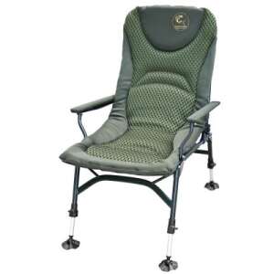 Baracuda HYC 022-UC carp fishing chair with adjustable backrest, armrests and legs, kaki - Fishing Chair & Armchair