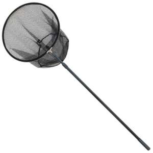 Baracuda L1 Telescopic Landing Net, 2.45m long, 45cm diameter, black - Landing Net & Keepnet