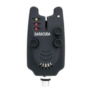 Avertizor digital Baracuda TLI09, black fishing bite alarm with three LEDs and three buttons for volume, tone and sensitivity adjustment - Bite Alarm