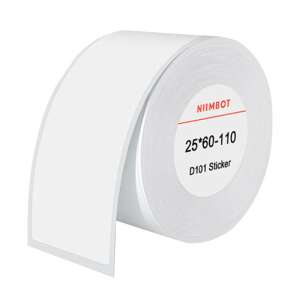 Niimbot thermal labels, 25x60mm, 110 labels, white - Label sticker