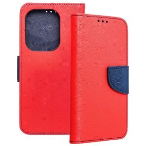 XIAOMI Redmi Note 13 Pro 4G Rote und Blaue Brieftasche Hülle - Handyhüllen