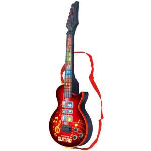 Mini Rock Gitár - Gyermek Zenei Játék - Fényekkel és Dallamokkal