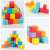 Logikai Gondolkodás Doboz 3D Puzzle Építőelemek Játék Gyermekeknek, Oktatójáték Gyermekeknek, Térbeli Gondolkodás és Problémamegoldó Képességek Fejlesztésére, Színes Blokkok