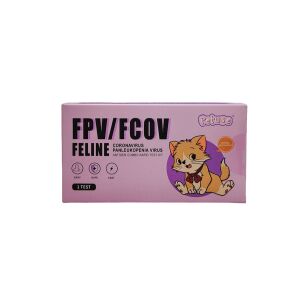 Petuse FPV/FCoV Feline Test rapid pentru coronavirus și panleucopenie la pisici - Test de diagnostic rapid