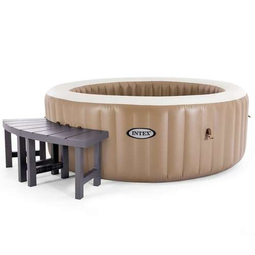 Intex PureSpa Jacuzzi pentru 4 persoane cu set de bănci curbată