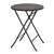 ModernHome 60cm round folding rattan look garden table