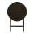 ModernHome 60cm round folding rattan look garden table