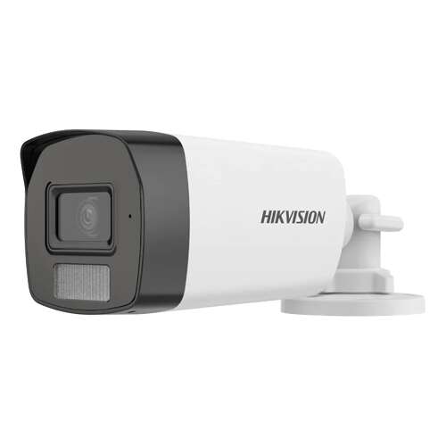 Hikvision DS-2CE17K0T-LFS-3.6mm 4MP biztonsági kamera IR és fehér fénnyel