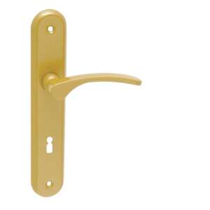 Gold door handle, Lana Pajzsos Arany Színű 72 mm PZ, aluminum, modern, classic, entry level - Open shutter