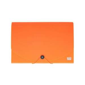 Spirit A4 Dosar cu 12 buzunare expansibil, portocaliu neon - Dosare