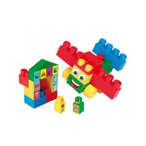 Wader Big Blocks Bausteinsatz Beispiel, Bau eines Autos und eines Hauses mit den großen bunten Blöcken - Wader