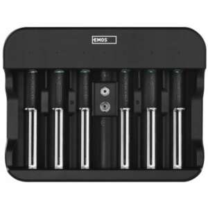 EMOS BCN-60U univerzális akkumulátortöltő AA, AAA, C, D és 9V elemekhez - Elem & akkumulátor