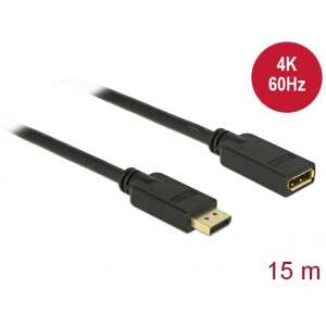 Delock DisplayPort 1.2 kábel, 15 méter, 4K 60Hz - Delock