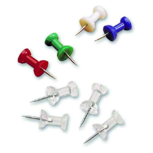 Színes tolócsapok, beleértve a piros, zöld, kék, fehér és átlátszó tolócsapokat