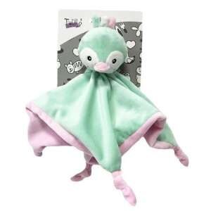 Tulilo zöld és rózsaszín plüss kacsa babatakaró - Szundikendő