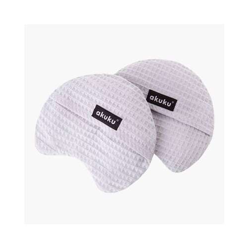 Akuku cseresznyemaggal töltött mellpárna, szürke, 2 db, orvostechnikai eszköz, EU gyártmány