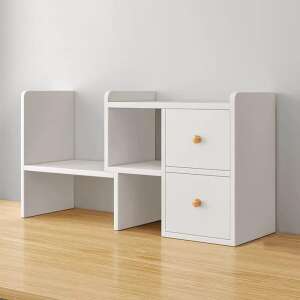 Praktikus Asztali Polcos Tároló - 60x17x35cm