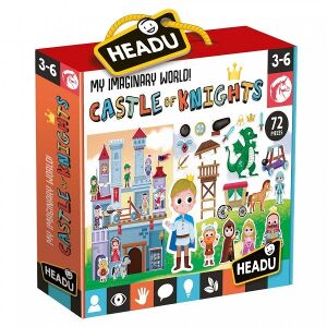 Headu A képzelet világa Lovagi kastély 72 darabos puzzle 3-6 éveseknek - Headu