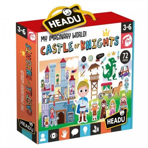 Headu A képzelet világa Lovagi kastély 72 darabos puzzle 3-6 éveseknek