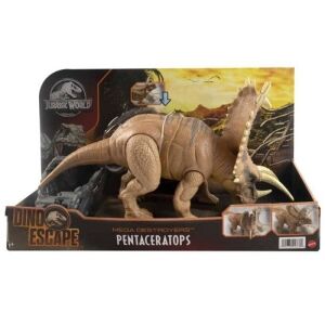 Figurina dinozaur Jurassic World Dino Escape Pentaceratops in ambalaj - Mattel