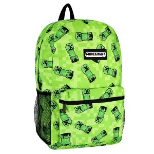 Minecraft Creeper hátizsák tinédzsereknek, zöld iskolatáska - Cerdá
