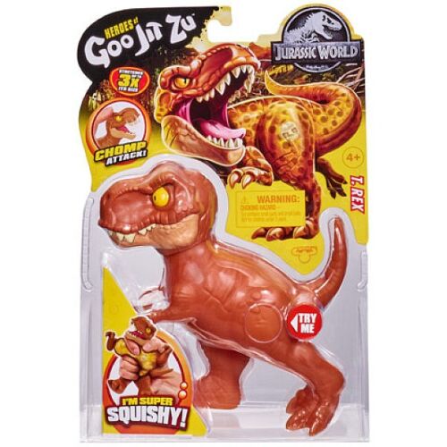 Goo Jit Zu Jurassic World T-Rex Stretchable Dinosaur Figure