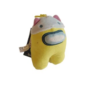 Among Us Sárga Cica Plüss Kulcstartó, 13cm - PMI