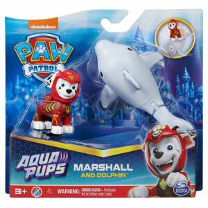 Mancs Őrjárat Aqua Pups Marshall és Delfin figura, Spin Master játék - Spin Master