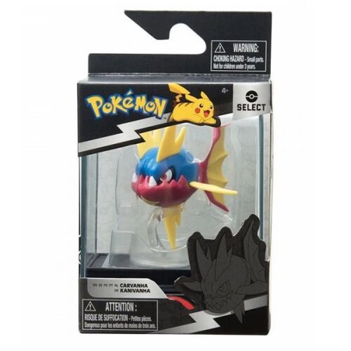 Pokémon Select Carvanha gyűjtőfigura a csomagolásban - Jazwares