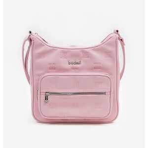 Bočná taška Budmil zo syntetickej kože, taška cez rameno - ružová 114196503 - Kufre&tašky