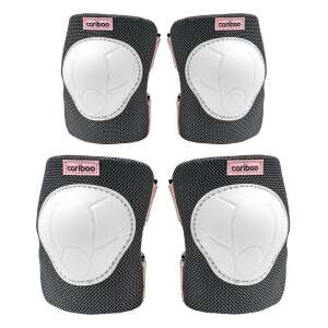 Cariboo Védőfelszerelés - Térd- és Könyökvédők - S - Fehér-Rózsaszín