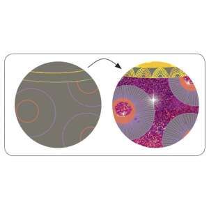 Djeco Scratch Art - Rochițe frumoase - Balul frumuseților, activitate de scratch art pentru copii - Seturi de artă și artizanat