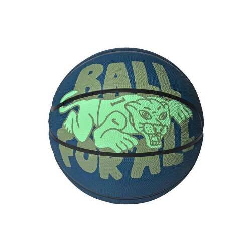 Nike Everyday Playground 8P Graphic Basketball, blau mit grünem Panther-Motiv