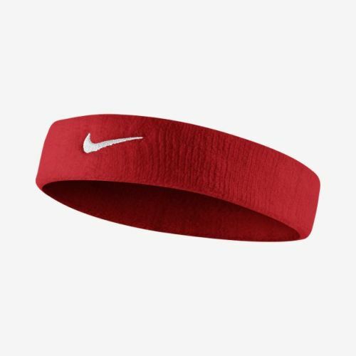 Nike Swoosh piros sport fejpánt, uniszex - Sport fejpánt