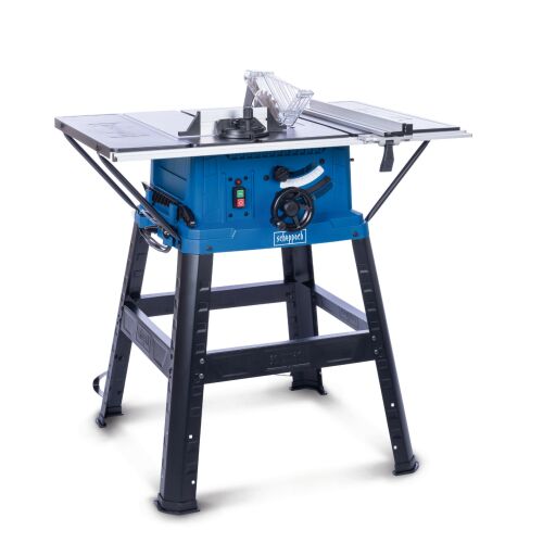 Scheppach HS 254 table saw, 3/4 view