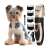 Purlouy dog and cat hair clipper with 4 guide combs, brush and USB charger